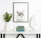 Sylvie Fox Portrait Framed Canvas by Simon Te Tai
