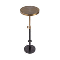 Engles Adjustable Embossed Metal Table and Plant Stand