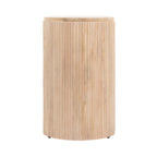 Cakora Capsule Wood Side Table