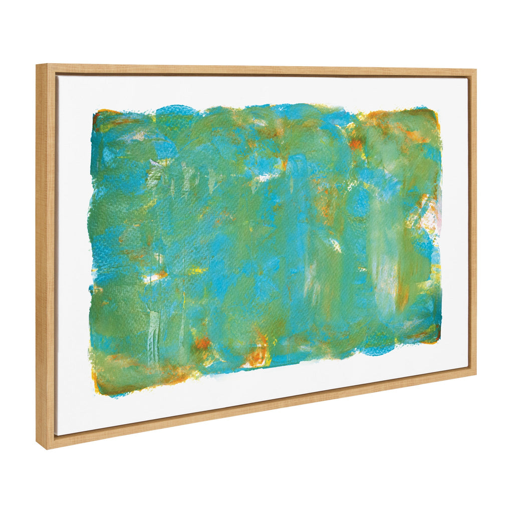 Sylvie Jungle Framed Canvas by Mentoring Positives