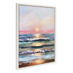 Sylvie Atlantic Sunset Framed Canvas by Mary Sparrow