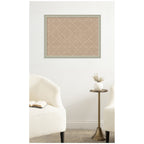 Pinboard Beige Lattice Pattern
