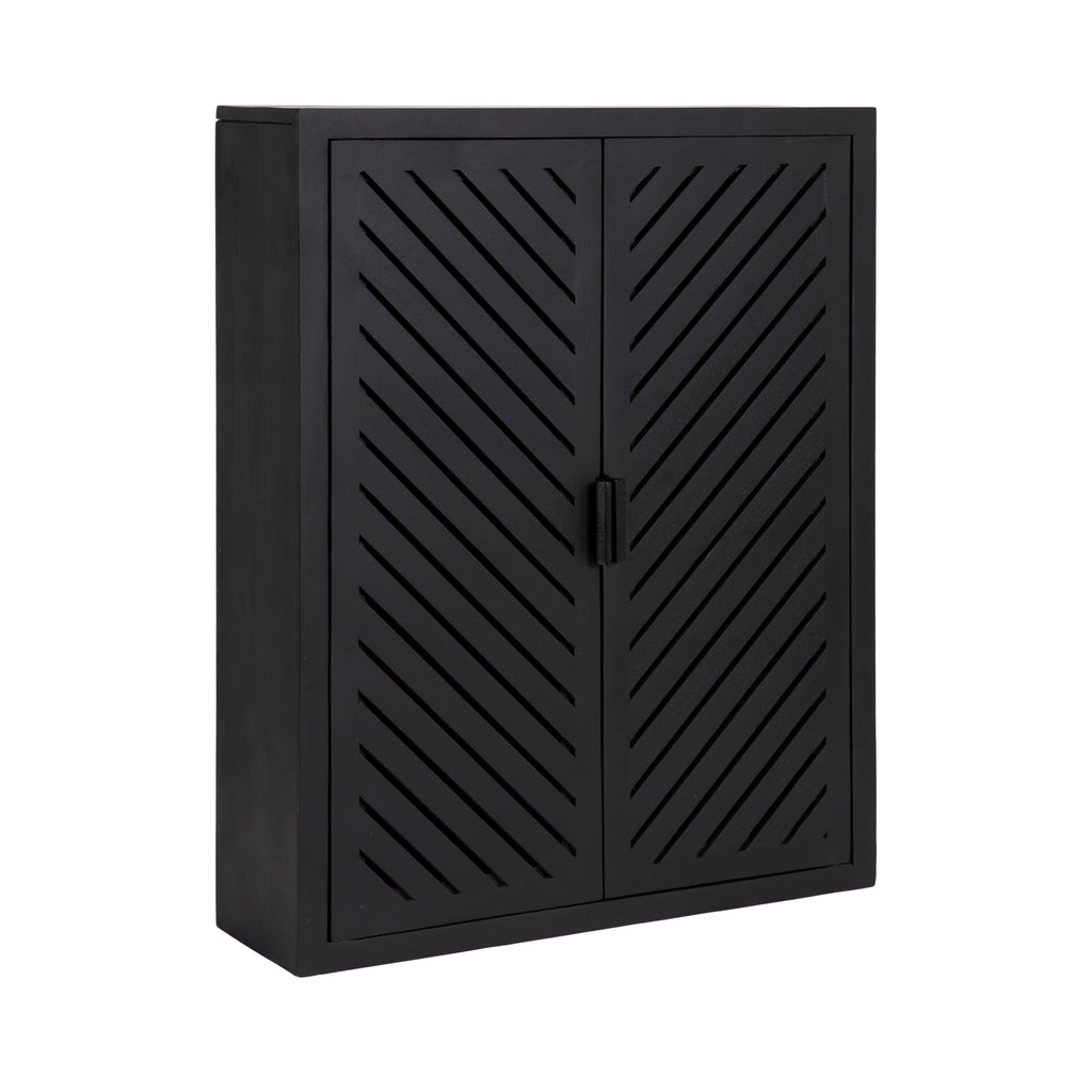 Mezzeta Tall Wood Bath Cabinet