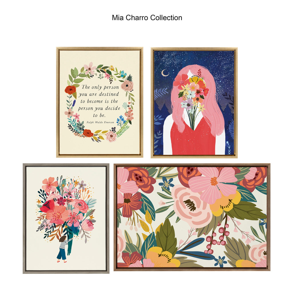 Sylvie Hope Framed Canvas by Mia Charro