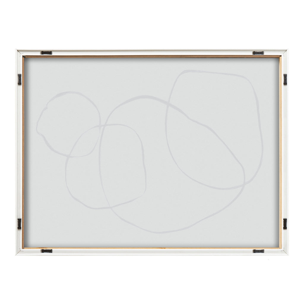 Blake 869 Going In Circles Framed Printed Glass by Teju Reval of SnazzyHues