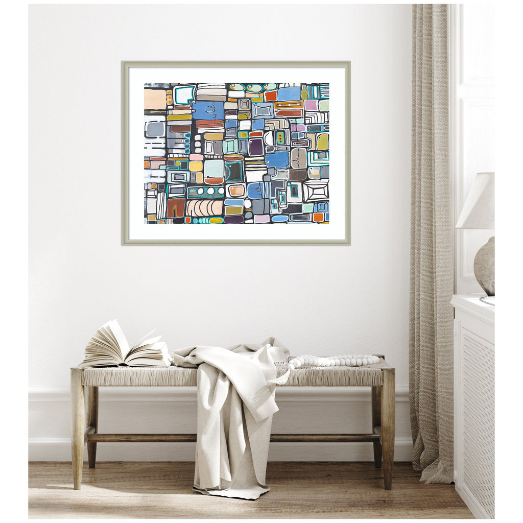 Framed Art Newsprint Horizontal by Leah Nadeau
