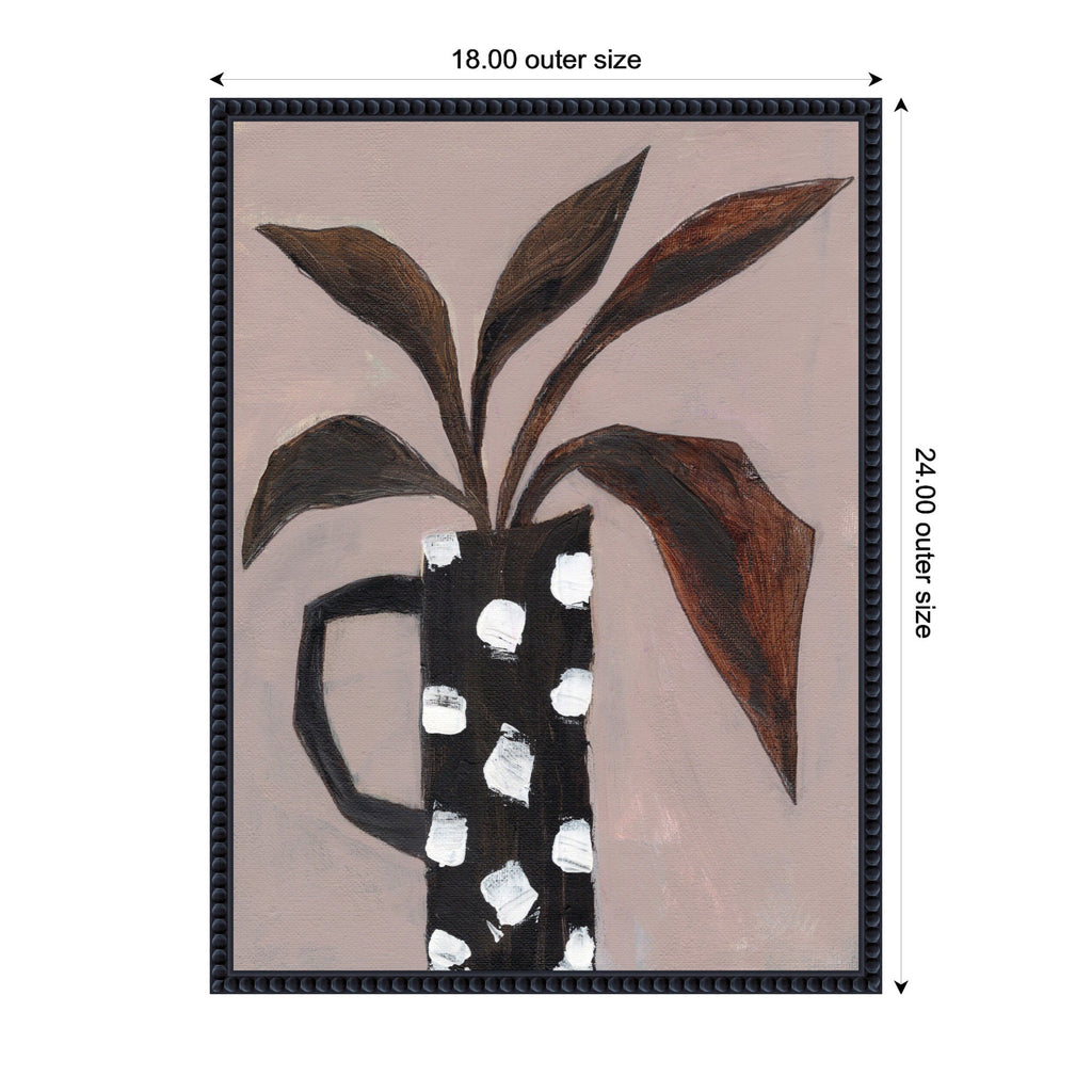 Sylvie Beaded Spotlight on Nature Framed Canvas by Nikita Jariwala