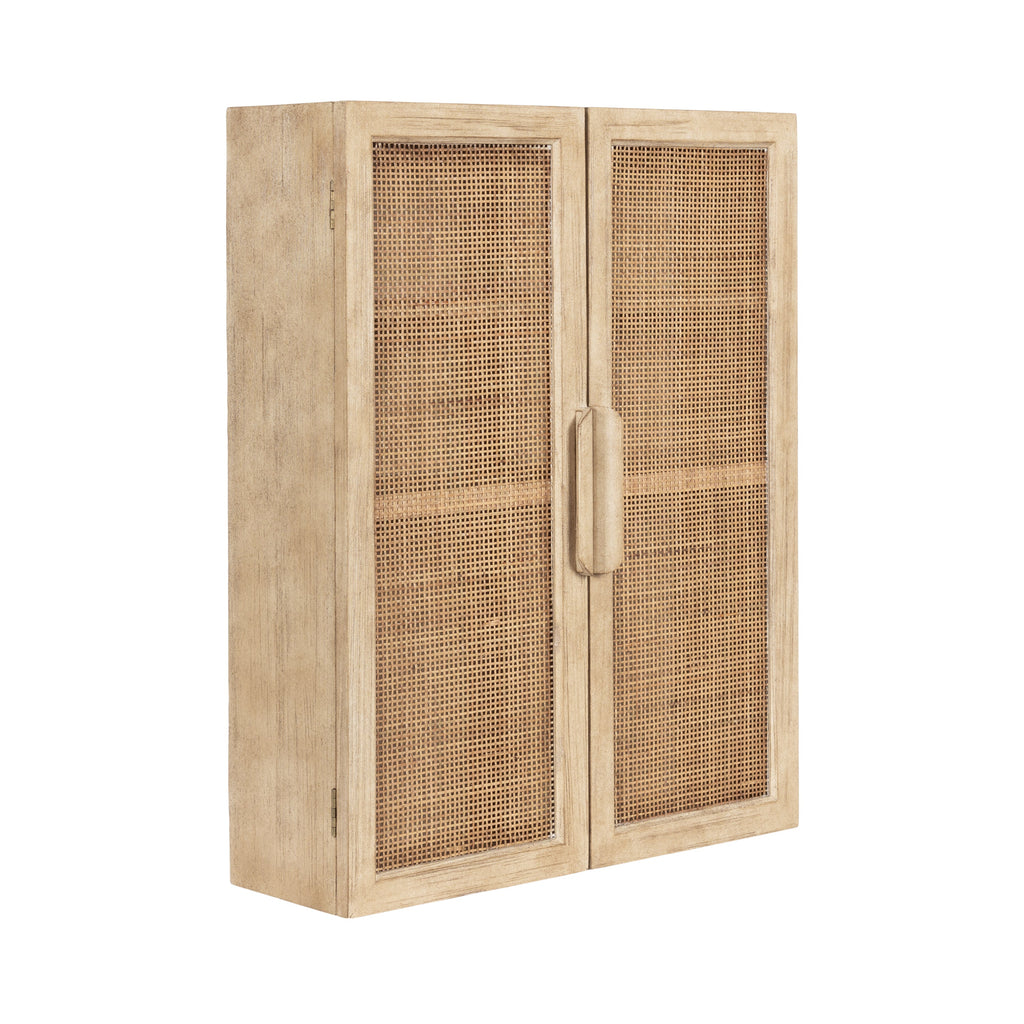 Ori Rattan 2-Door Wall Cabinet