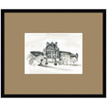 Postcard Paris by Teju Reval Framed Wall Art Print Matted