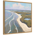 Sylvie Coastal Visions Framed Canvas by Mary Sparrow