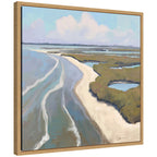 Sylvie Coastal Visions Framed Canvas by Mary Sparrow
