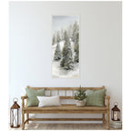 Sylvie Beaded Evergreen Hills Framed Canvas by Mackenzie Nelson