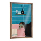 Blake Restful Rest Framed Printed Glass by Mary Joak
