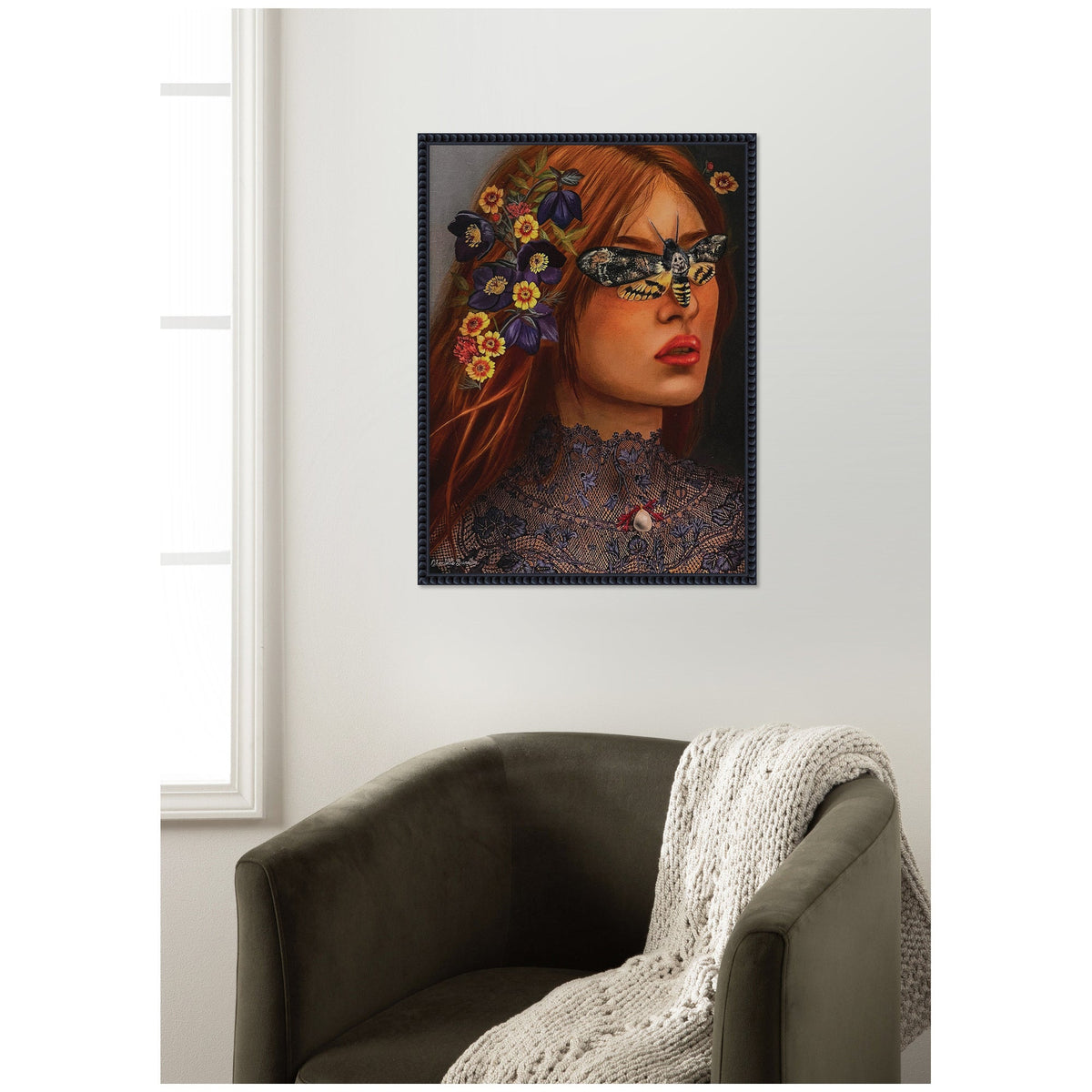 Autumn by Charlotte Brindley Framed Canvas Wall Art Print