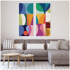 Abstract Panels 2 Piece Framed Canvas Wall Art Set by Rachel Lee
