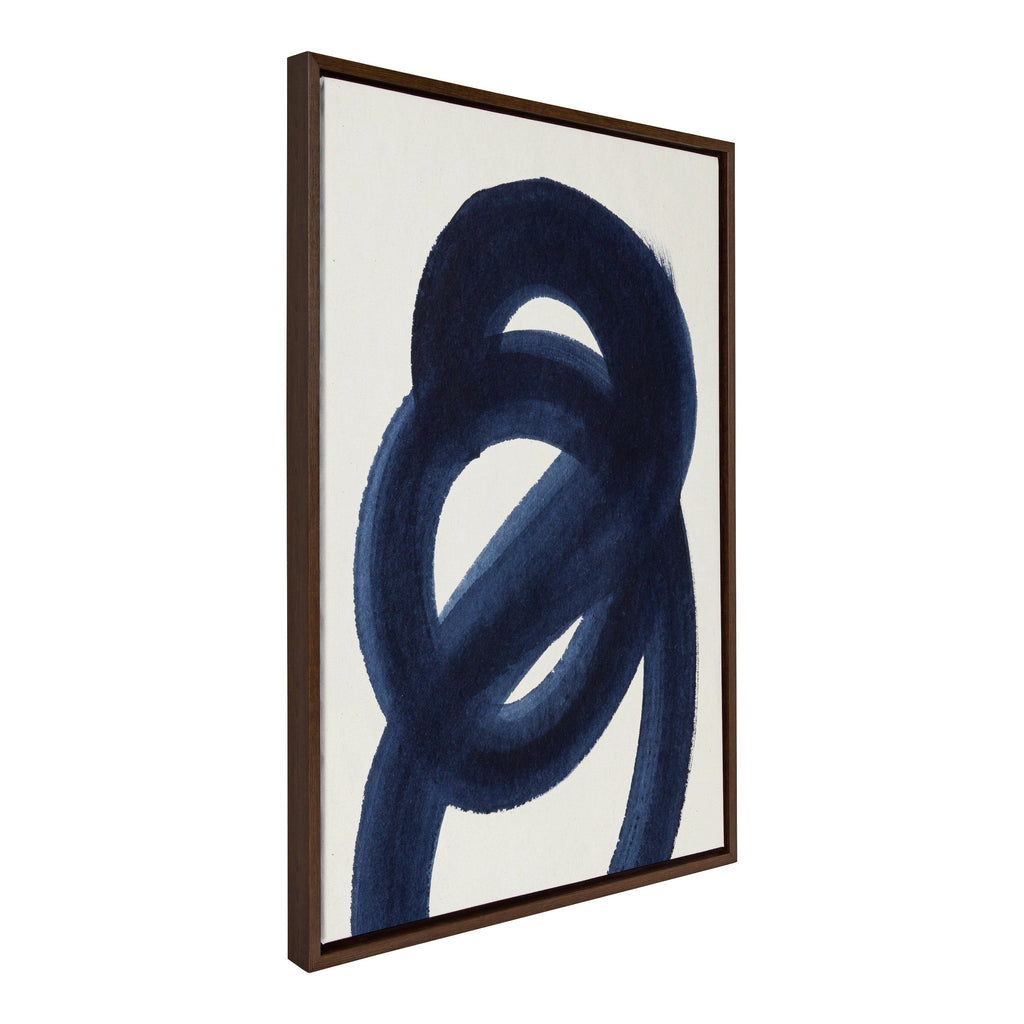 Sylvie Japandi 18 Framed Canvas by Rocket Jack