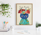 Sylvie Frida Cathlo Framed Canvas by Mia Charro