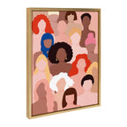 Sylvie Who Run The World Framed Canvas by Maja Tomljanovic