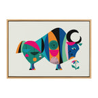 Sylvie MCM Ox Framed Canvas by Rachel Lee