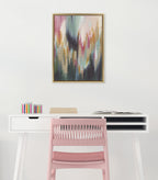 Sylvie Brushstroke 135 Framed Canvas by Jessi Raulet of Ettavee