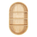 Hutton Wood Capsule Wall Shelf