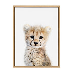 Sylvie Cheetah Framed Canvas by Amy Peterson Art Studio