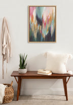 Sylvie Brushstroke 135 Framed Canvas by Jessi Raulet of Ettavee