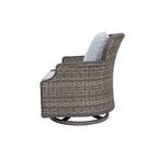 Tenaya 4-Piece Firepit Set with Swivel Rocking Chairs