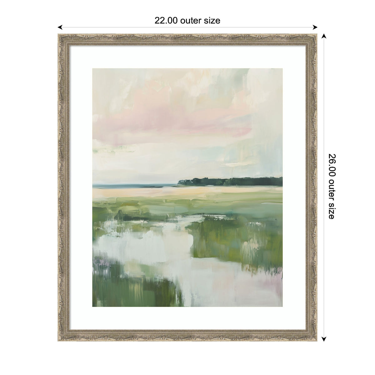 Framed Art Pastel Horizon I by Amy Lighthall