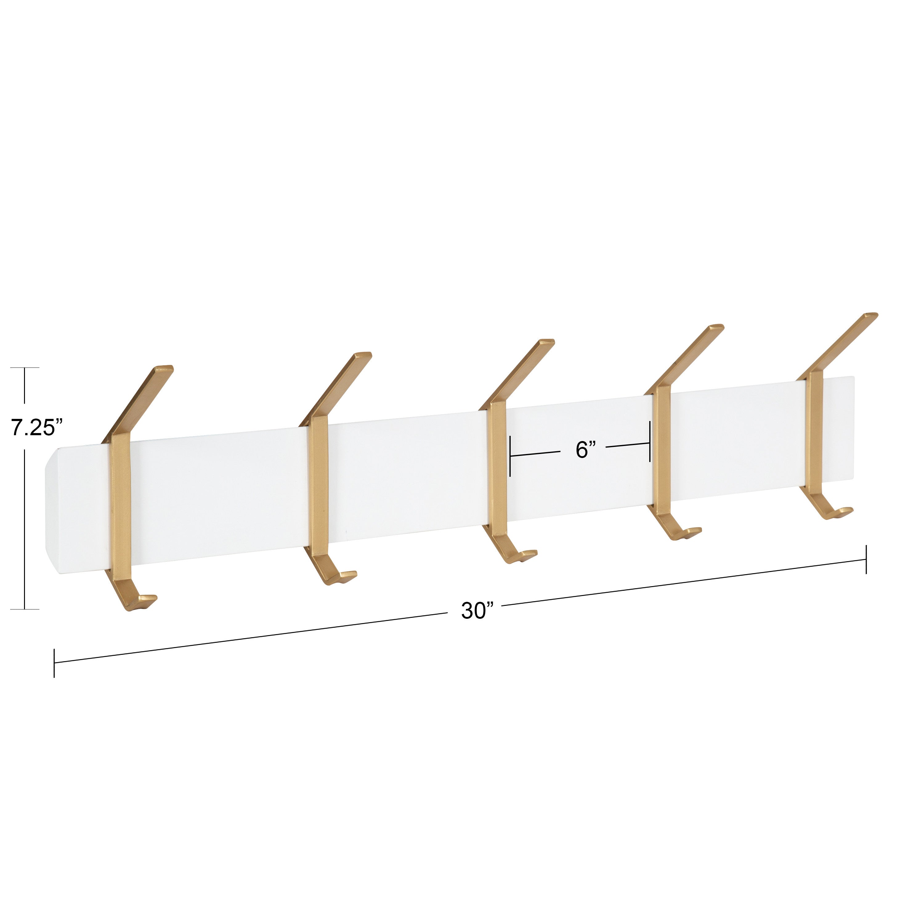 Rossmore Wood and Metal Hooks