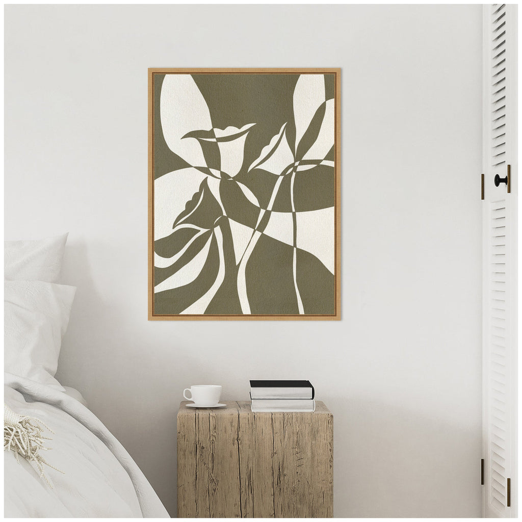 Sylvie Bound by Beauty 4 Framed Canvas by Shatha Al Dafai