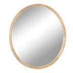 Hatherleigh Round Wood Wall Mirror