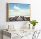 Sylvie To The Beach Framed Canvas by Matt Meyer
