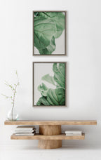 Sylvie Plant Study 6 and Plant Study 7 Framed Canvas Set by Alicia Abla