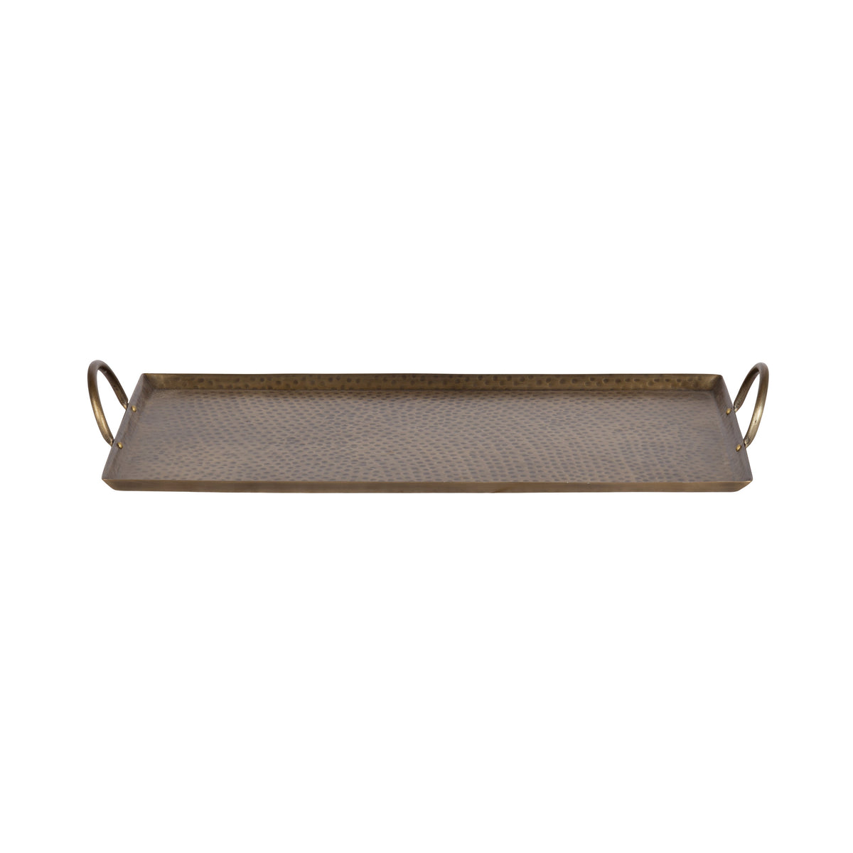 Sanzo Hammered Rectangle Metal Tray