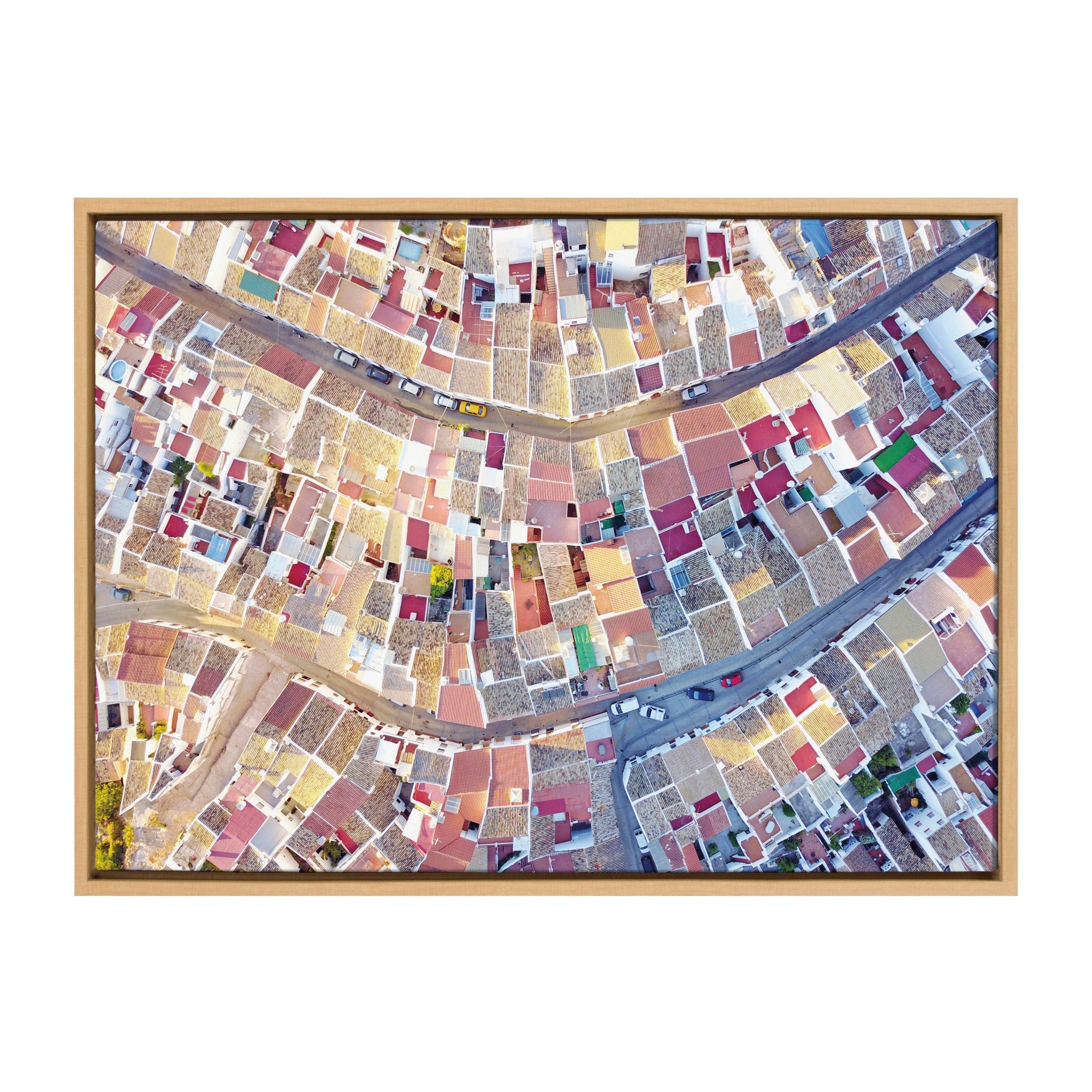 Sylvie Spain 4 Framed Canvas by Rachel Bolgov