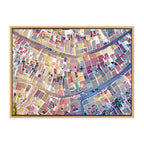 Sylvie Spain 4 Framed Canvas by Rachel Bolgov