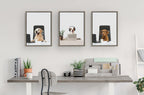 Sylvie You can call me Doug, I’m in IT Framed Canvas by The Creative Bunch Studio