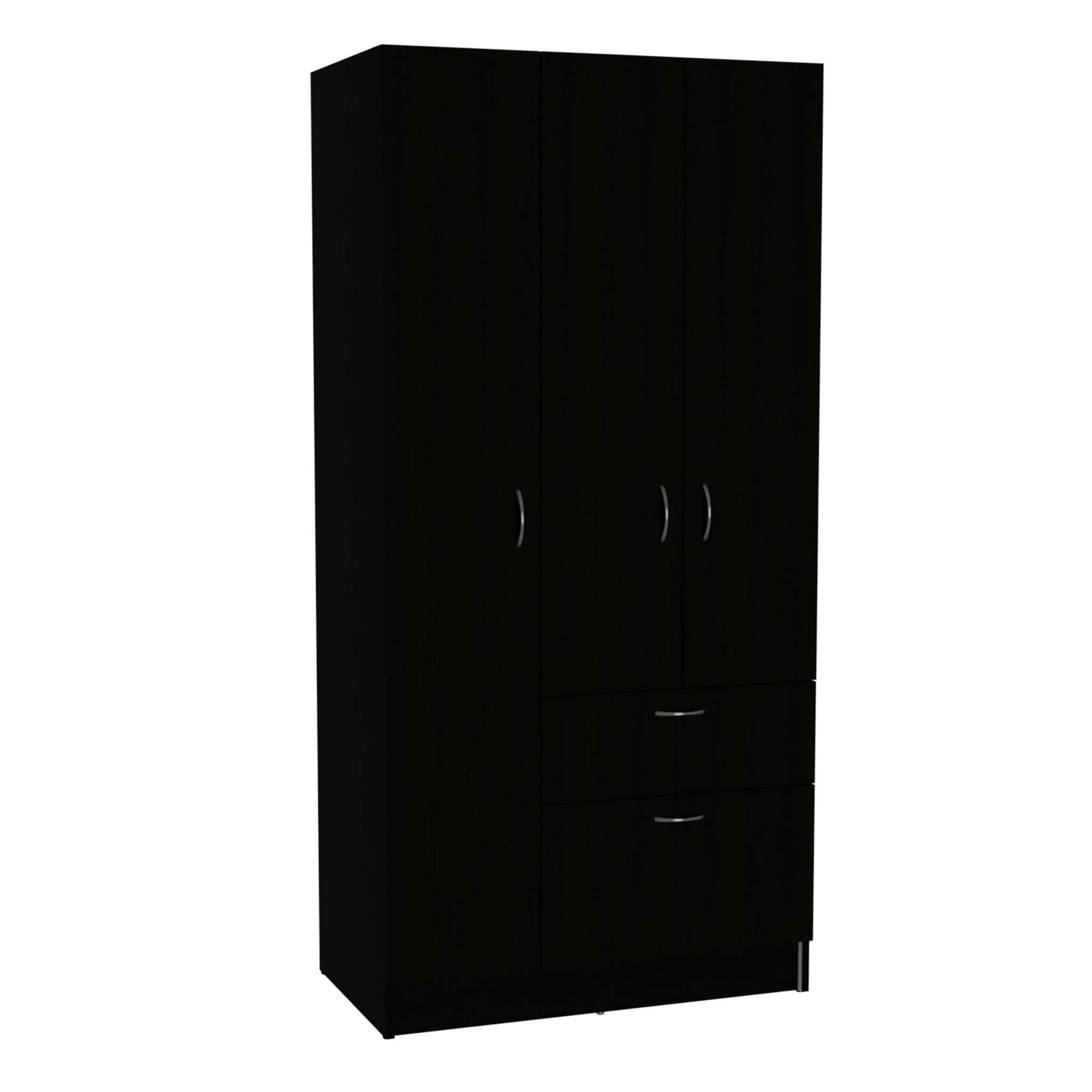 Ramblas Armoire Two cabinets One Drawer Hidden Drawer Shoes(D0102H2R0VA)