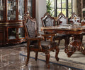 AcME Picardy Arm chair (Set-2), cherry Oak & PU 68223(D0102H59Y7X)