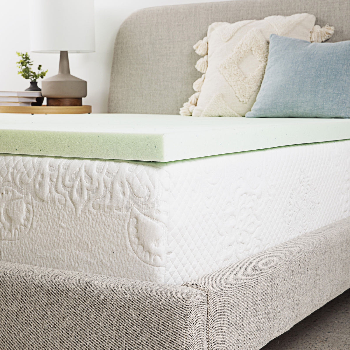Realcozy Made In America 2 in Twin Size Mattress Topper(D0102H5T4XP)