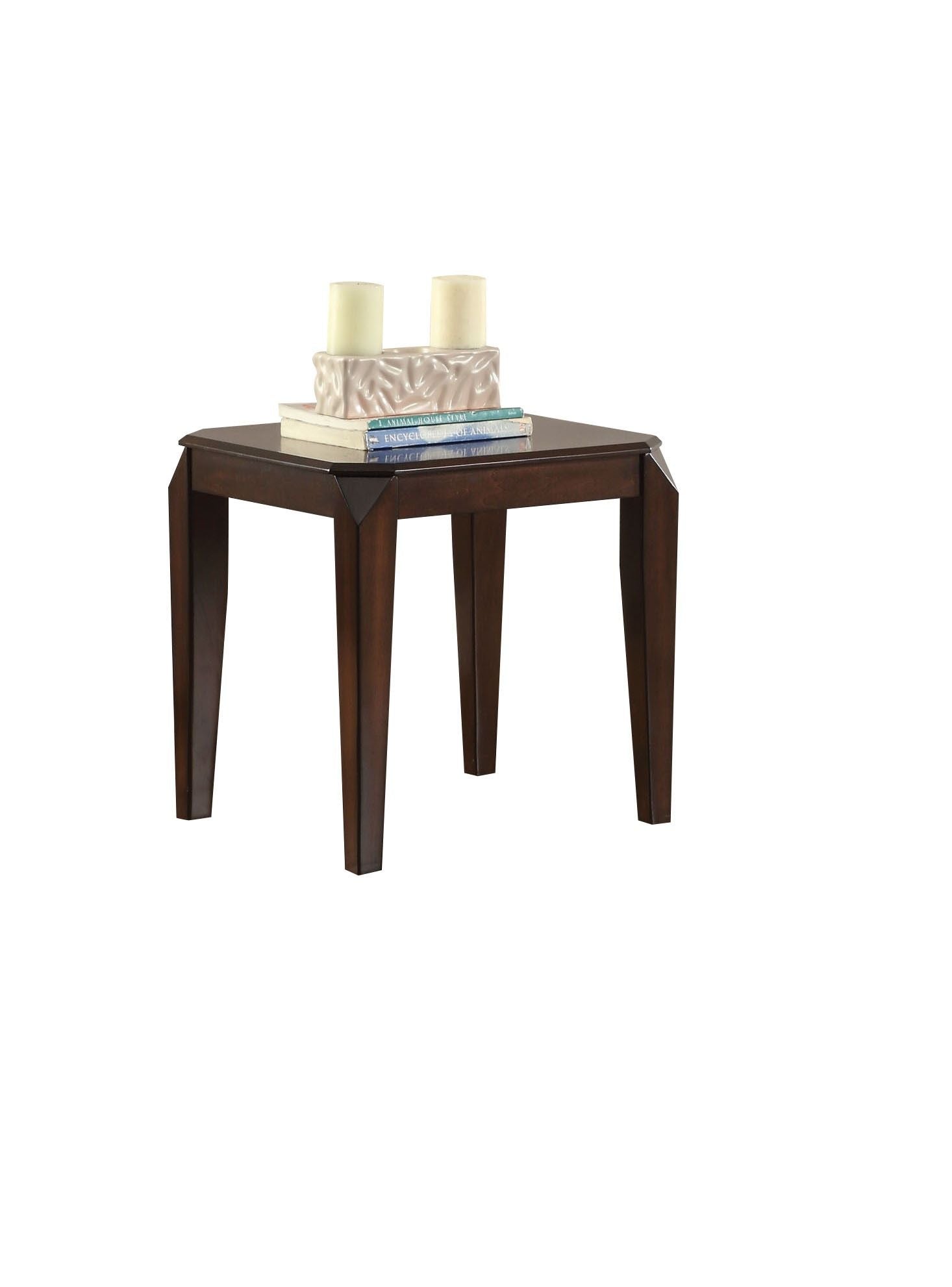 AcME Docila End Table in Walnut 80662(D0102H7BJR8)