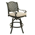 Bar Stool canvas Natural Set of 2(D0102H7cBY8)