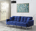 Mecene Adjustable Sofa in Blue Velvet 57305(D0102H7cgKX)