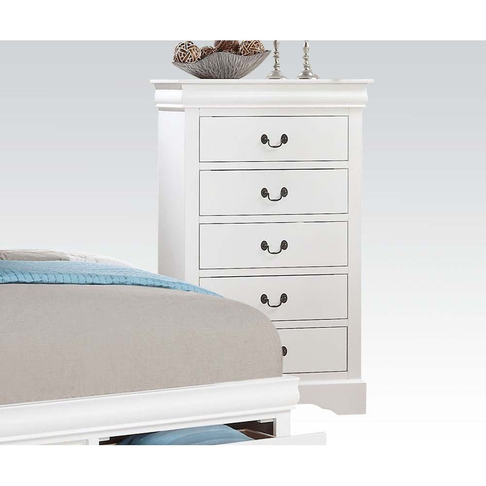 Acme Louis Philippe III Chest in White