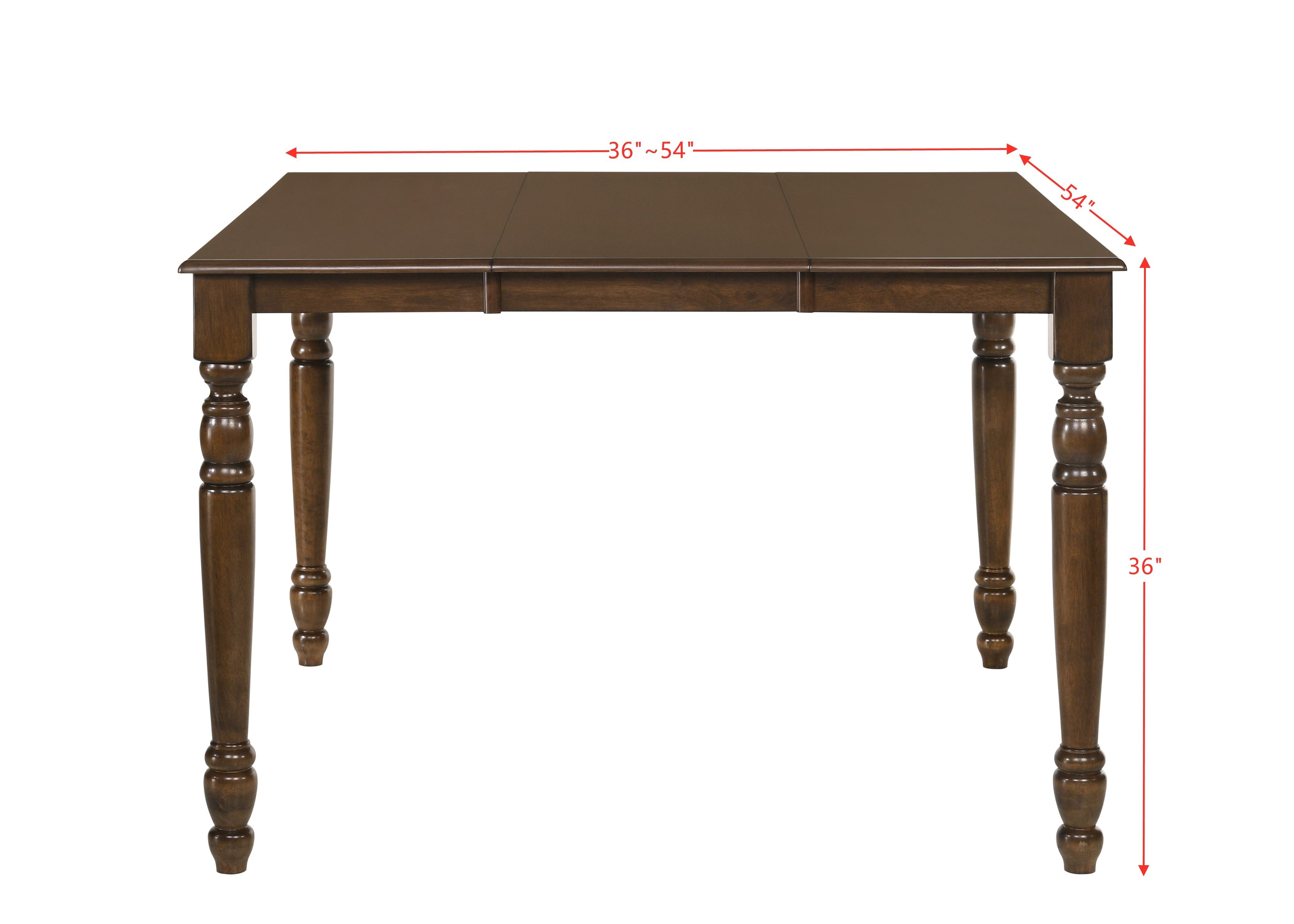 AcME Dylan counter Height Table in Walnut Finish DN00622(D0102H7JSL2)