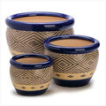 Cobalt Planters Trio(D0102H7YIFA.)