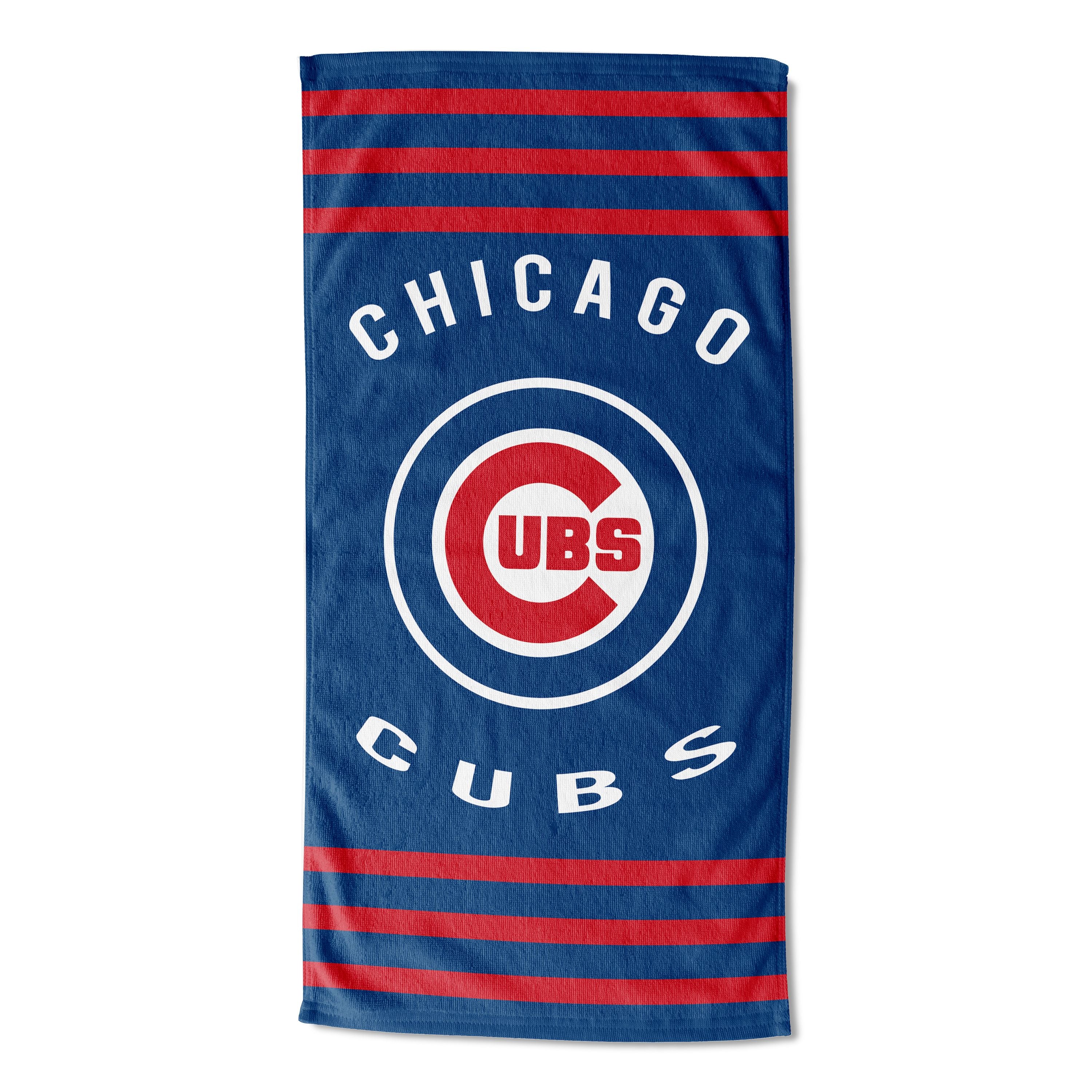 cubs Stripes OFFIcIAL MLB Stripes Beach Towel 30 x 60(D0102H941MV)