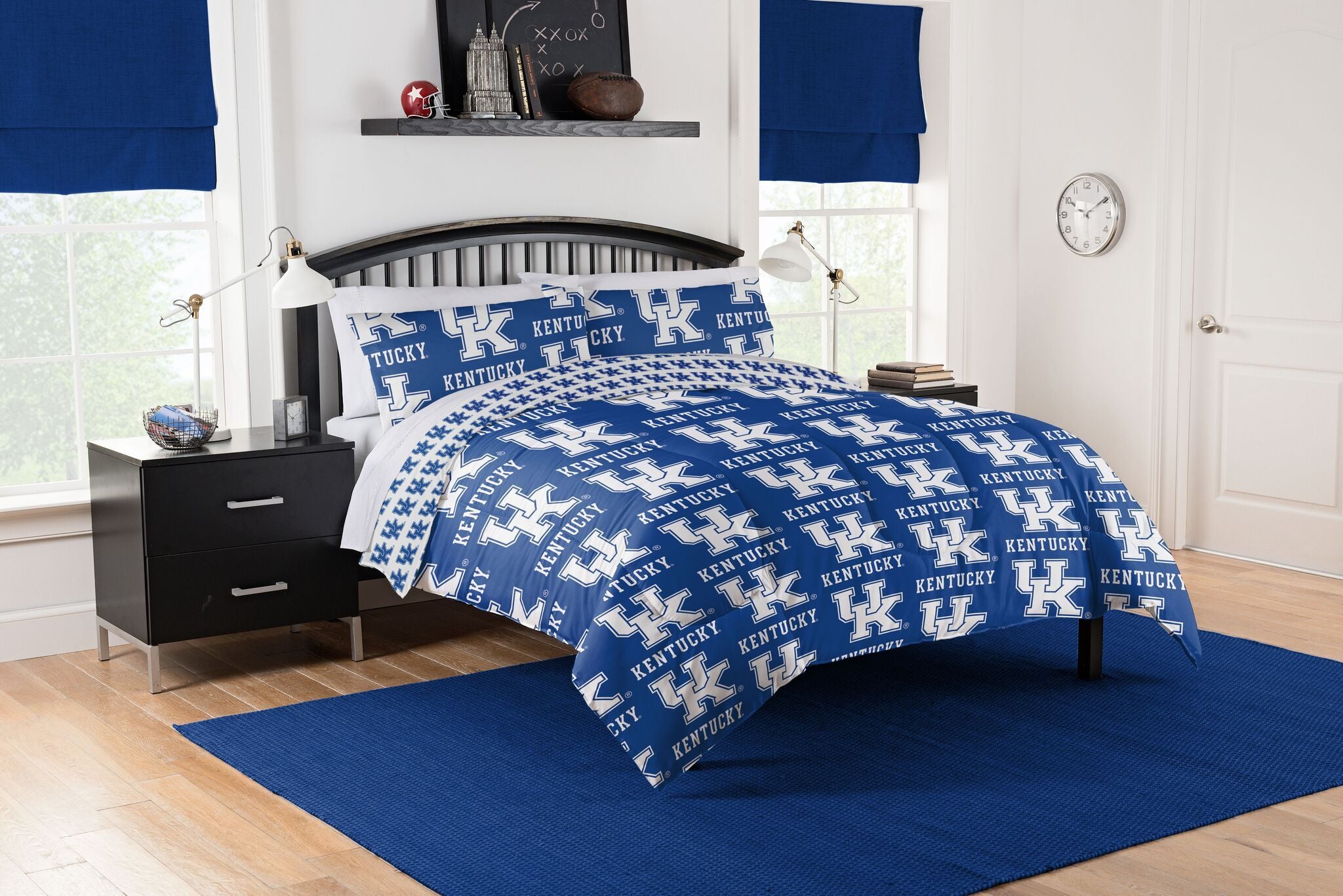 Kentucky Wildcats Full Rotary Bed In a Bag Set(D0102H94V4g)