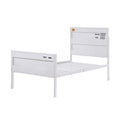 White Twin Platform Bed